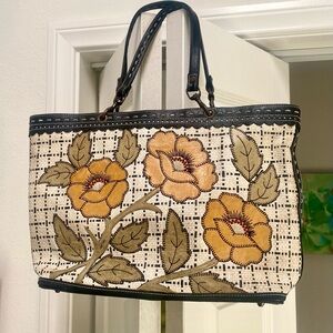 Vintage Isabella Fiore Annabelle Wild Poppies Bag